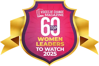 Top 60 Women Leaders to Watch 2025 badge